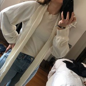 See By Chloé Ivory Sweater W/ Scarf Medium